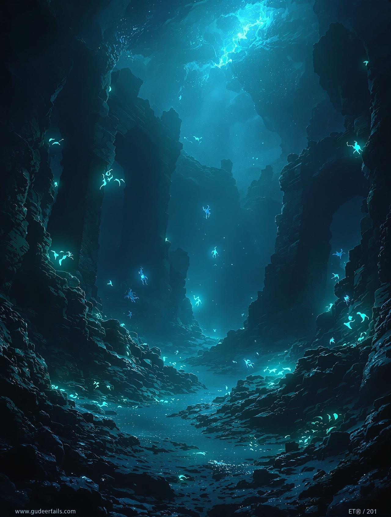 飞马影视作品《深海探秘》海报,科幻冒险题材,2025年出品